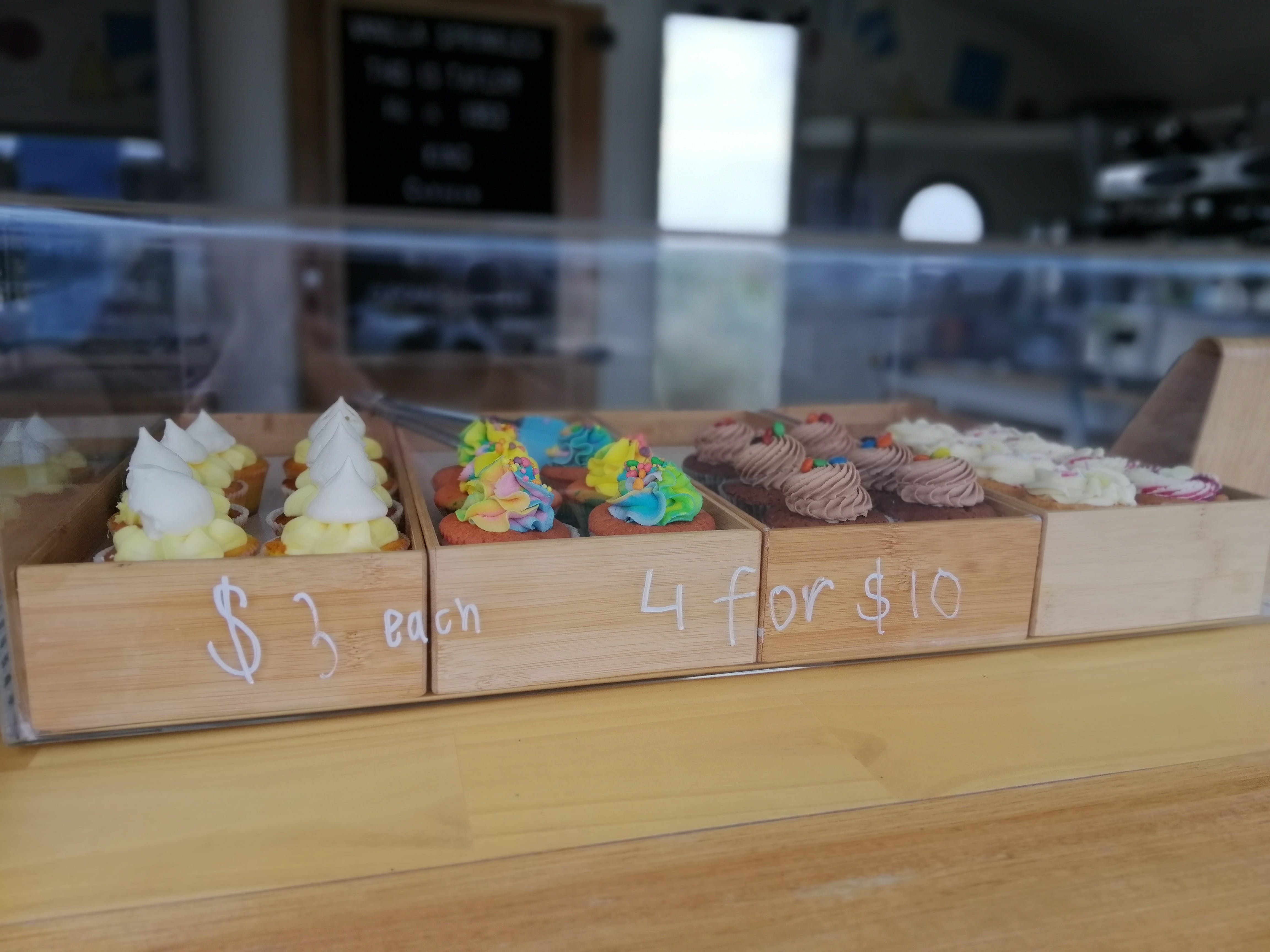 Vanilla Sprinkles Cupcakes  Coffee - Restaurant Find